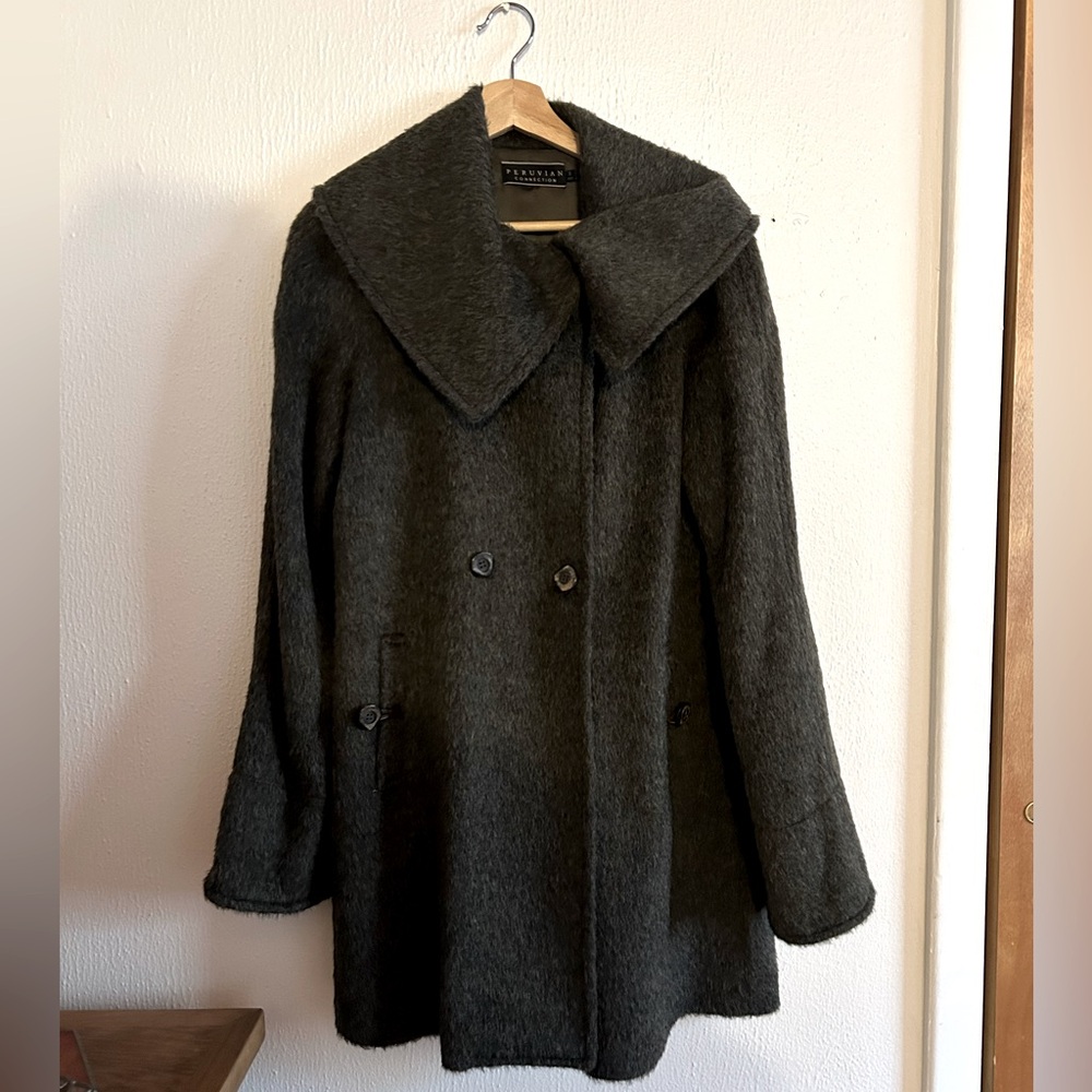 Peruvian Connection Alpaca & Wool Coat NWOT